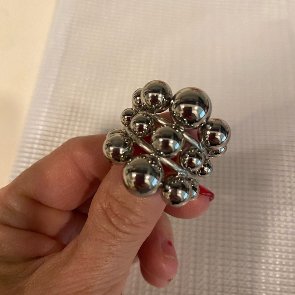 Silver Statement Ring - image 6